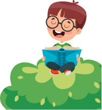 Boy With Book Animation Image