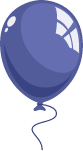 Blue Balloon Animation Image